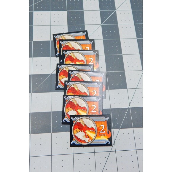 Dungeon! Fantasy Board Game D&D Replacement Monster Cards Level 1-6 - Picture 4 of 9